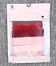 Victoria's Secret NEW XL Sheer Heritage Hiphugger Panties 5 Pack Multi Shiny