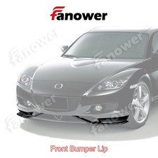 Glossy Black For 2004-2007 2008 Mazda Rx8 Ms-style Pp Front Bumper Spoiler Lip