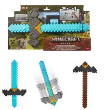 	Minecraft Movie 2-in-1 Click Switch Sword Pickaxe Toy