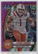 2024 Bowman U Chrome Fuchsia Mini-Diamond Refractor /125 Kyron Drones #119 7um