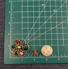 Vingtage Van Dell gold filled Scrab pin and screw back earrings — photo 8