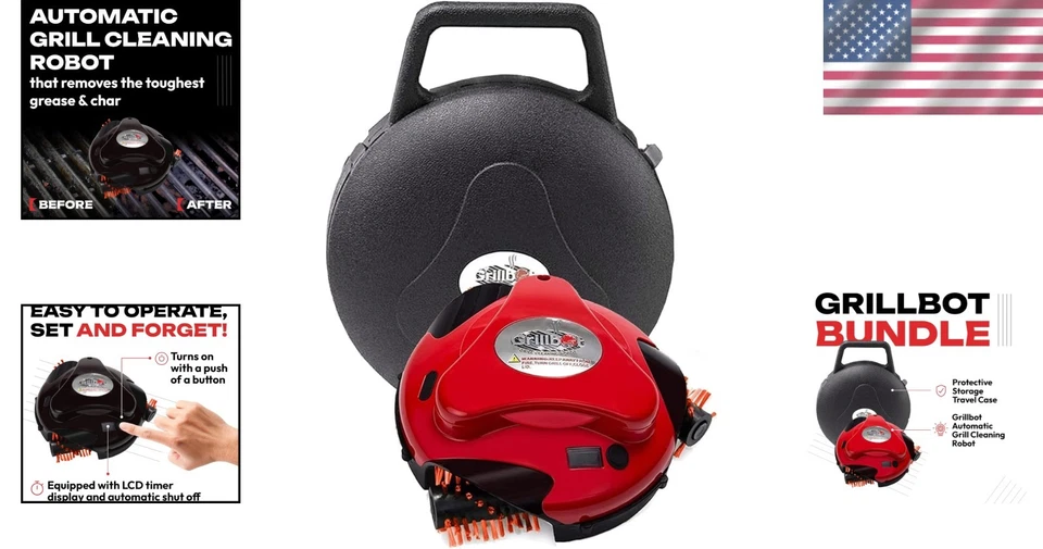 Enjoy Hassle-Free Grilling with Nylon Brush Grill Cleaner - Image 2 of 4