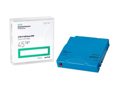HPE LTO9 18 TB/45 TB Ultrium HP LTO TAPE Kapazität: 45 TB LTO/Ultrium Kassette