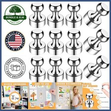 Heavy-Duty Magnetic Push Pins for Whiteboard, Refrigerator, and Bulletin Boards
