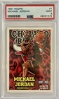 1997-98 Hoops #1 Michael Jordan PSA 9 Graded Card NBA 96 Scoring League Leader