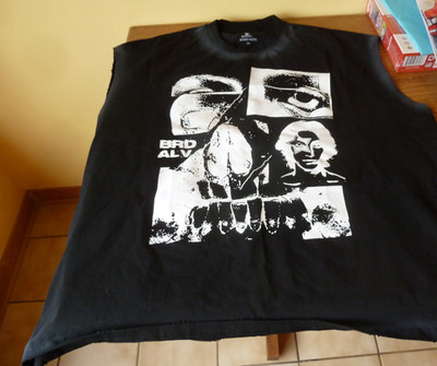 Buried Alive Shirt Men s 3XL White Paint Splash Sleeveless  Print