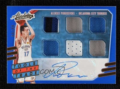 2020-21 Absolute Memorabilia Level 2 4/49 Aleksej Pokusevski Rookie Auto RC 0n0t