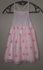 NEW CAT  JACK TODDLER GIRLS PINK PALM TREES TULLE DRESS SIZE 4T