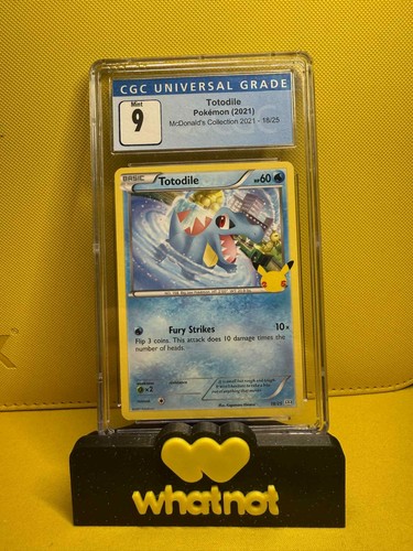 Totodile graded CGC 9 for sale on eBay