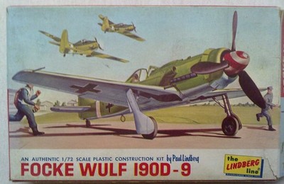 Lindberg 433-39 Focke-Wulf 190 D-9 in unversiegelter Original Verpackung 1:72