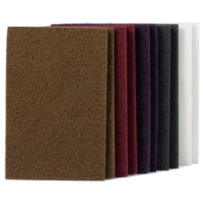 Scuff Pad 6” X 9” Scuff Pads,2 Each of Maroon&Grey&Gold&Purple&White,Scuff Pads 