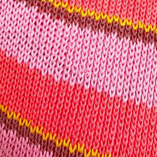 TULAROSA Dorado Pullover rosa gestreift eine Schulter gerippt Strick Acryl Damen XS - Bild 11 von 14