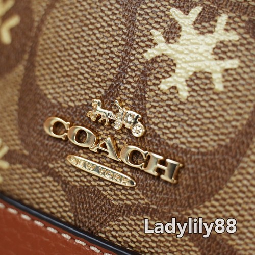 NWT Coach CE587/CF440/C8322 Dempsey Drawstring Bucket Bag 15 Signature Canvas - Picture 31 of 57