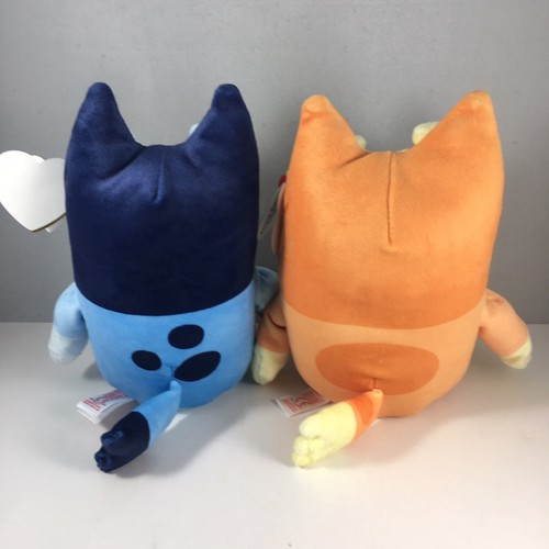 TY Beanie Baby - SET of 2 (BLUEY & BINGO) Soft Plushy Dog 7" Plush Stuffed Toy - Picture 3 of 16