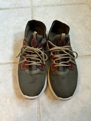 Olukai Mio Li Lava Rock Hunter Green Comfort Shoes Size