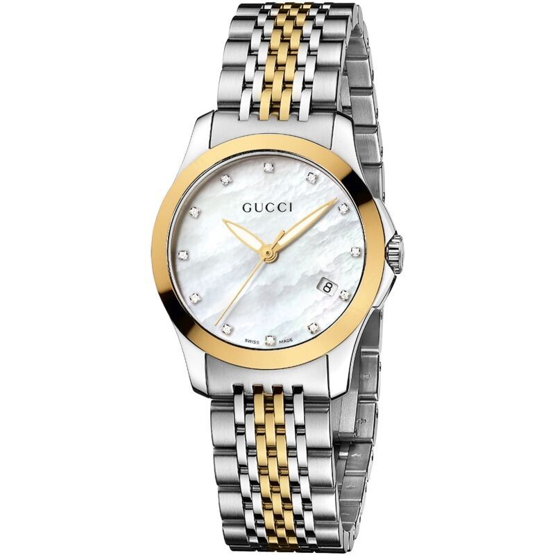 Gucci G-Timeless YA126513 Diamond 27 mm Silver Sapphire Gucci G-Timeless YA126513 Diamond 27 mm Silver Sapphire