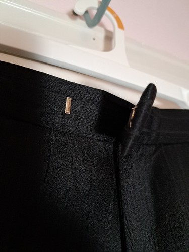 NEW with TAGS Kenneth Cole Men's Style C7449005 Dress Black Stripes Slacks 34x30 - Picture 8 of 17