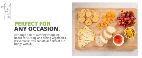 Thick Bamboo Chopping Board - Extra Large - Premium Bamboo. Olivers Kitchen - Picture 13 of 17