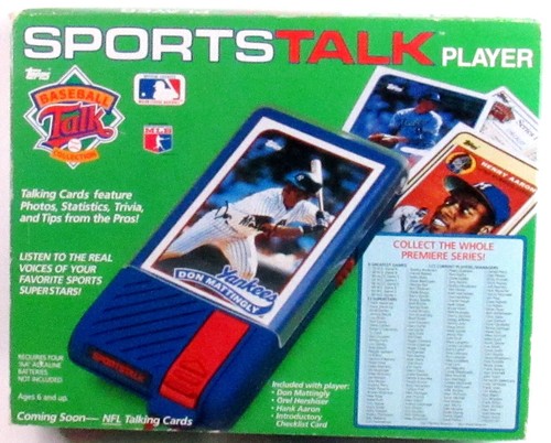 1989 MLB Topps Baseball Sports Talk Player Open Box TESTED LJN (3 Cards Sealed) - Picture 2 of 6