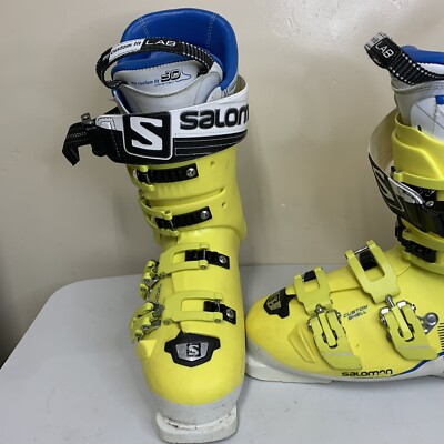 Salomon Ski Boots/Ylw/Adult/Xmax130 689 295mm 25/25.5 | eBay