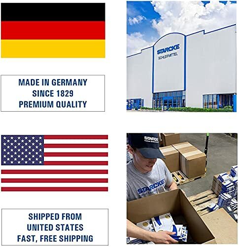Starcke Premium 7"" x 5/16"" Siliziumkarbid Schlitzkante Bodenschleifscheiben - Bild 6 von 6