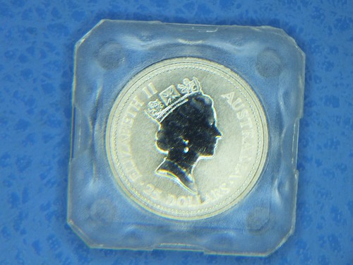 1/4 oz Unze Platin 9995 Australian Koala 1991 25AUD OVP BU Originalkapsel - Bild 2 von 2