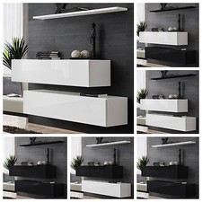 Sideboard Kommode Schrank Anrichte SB SWITCH II mit Hochglanz und Push - Click