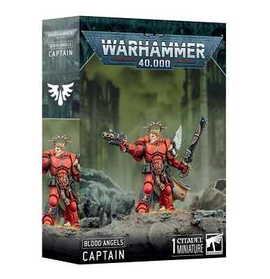 Blood Angels: Captain    NOS with Base, Instructions   No Box   New   Free Ship