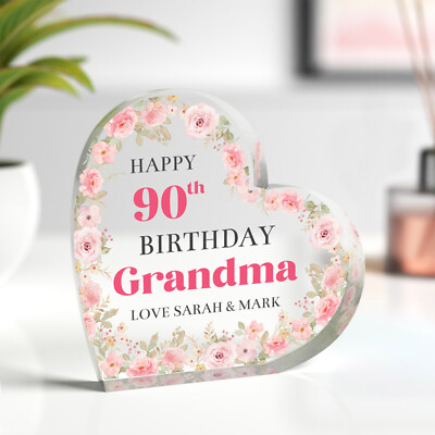 Personalised 90th Birthday Gifts For Her Mum Nanny Women