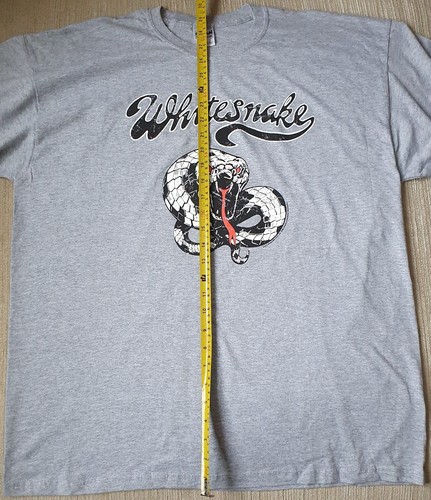WHITESNAKE T-SHIRT, OFFICIALLY LICENSED, GUYS, XL, VINTAGE SNAKE, Heavy cotton - Picture 6 of 9