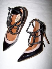 SCARPE VALENTINO GARAVANI LEATHER STUDWRAP  N 38  100%  ORIGINAL MADE IN ITALY