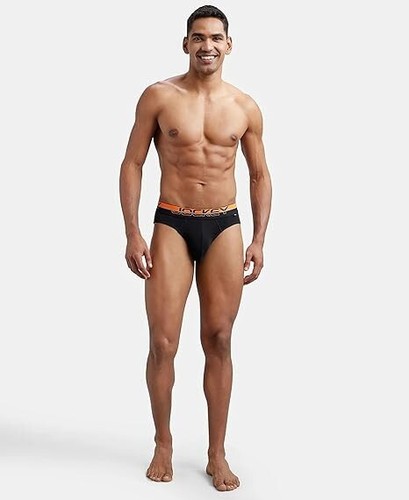 Calzoncillo liso acanalado de algodón súper peinado para hombre con pretina ultrasuave envío gratuito - Imagen 6 de 32