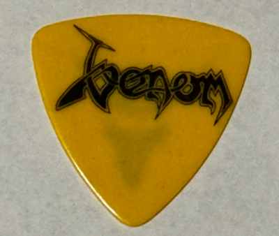 VENOM Tour Guitar Pick Dark Tranquility Sodom Bathory Hellhammer