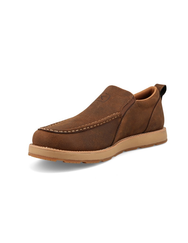 Twisted X Casual Shoes Mens CellStretch Leather Tawny Brown