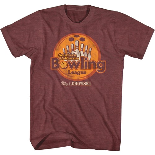 The Big Lebowski Movie Southern California Bowling League Herren T-Shirt   - Bild 1 von 3