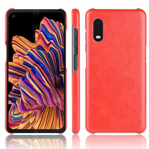 For Samsung Galaxy Xcover Pro Retro Leather Fabric Coated hard case cover - Picture 4 of 21