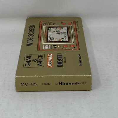 Nintendo Game & Watch Wide Screen Mickey Mouse Mc-25 MIJ