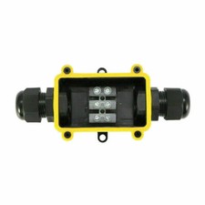 2 Way Waterproof Outdoor IP66 Cable Connector 240V UK Mains Junction Box Case 
