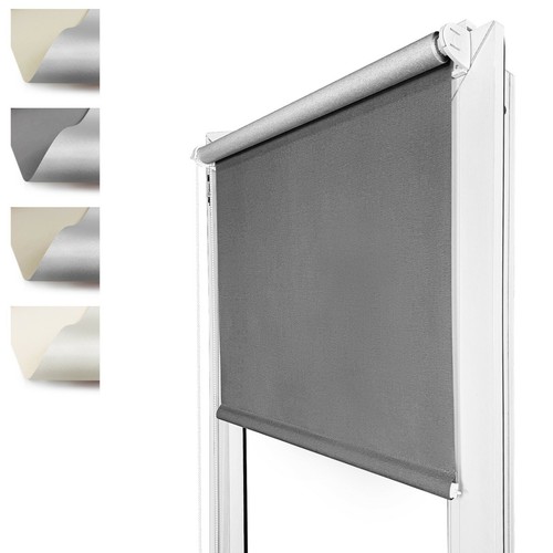 Verdunklungsrollo Reflexbeschichtung Klemmfix Hitzeschutz Fenster