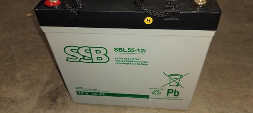 12 Volt 55 Ah; AGM Batterie Typ: SBL von SSB für USV, Photovoltaik, Elektrowagen - Bild 4 von 4
