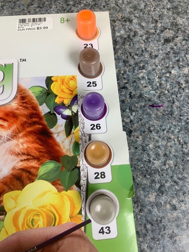 Gioco gattino dipinto per numero Royal & Langnickle PJL45 nuovo, mai aperto - Foto 5 di 11