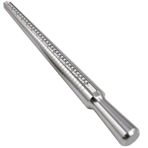 Misuratore anello metallo mandrino misura dita bastone strumento standard #ur - Foto 17 di 18