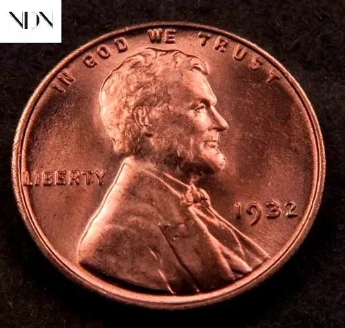 1932 Lincoln Wheat Penny Cent - Gem BU Red
