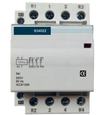4 Pole 2NO 2NC IEC 60A AC1, 40A AC3 Contactor 110-120VAC Coil, Power Tranfer SW