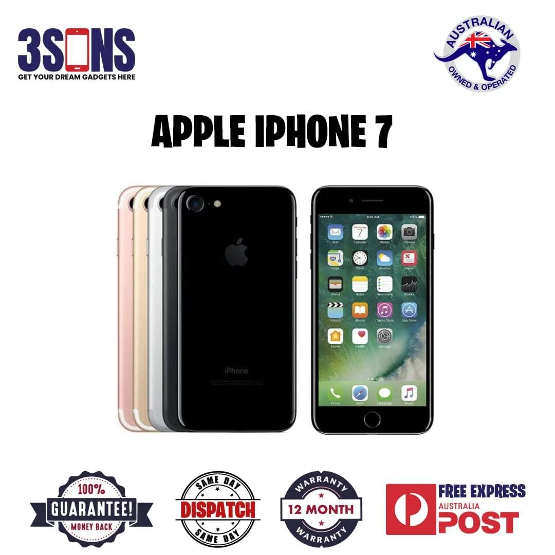 Apple iPhone 7 [32GB/128GB/256GB] Retina IPS LCD Smartphone - As New AU  SELLER