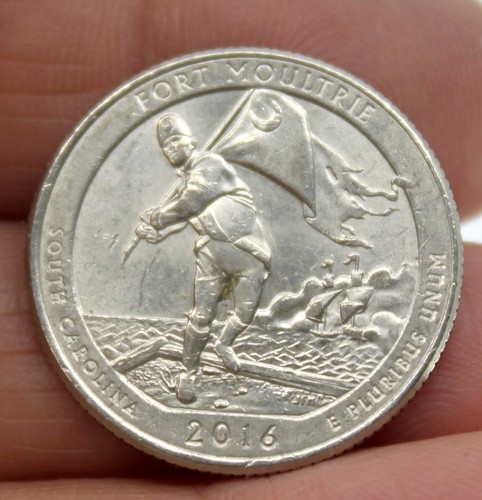 US 2016P South Carolina Fort Moultrie State Quarter Coin 1/4 Dollar