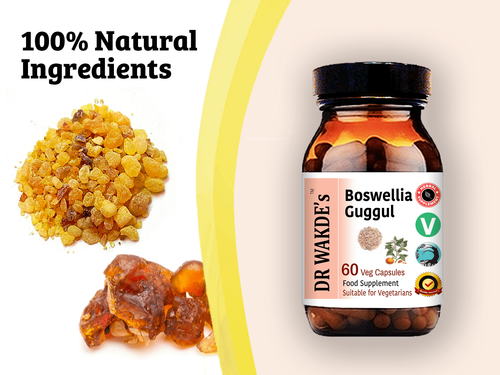 DR WAKDE'S Boswellia Guggul Capsules | 60 Veg Caps | Ayurvedic Supplement | V... - Picture 6 of 11