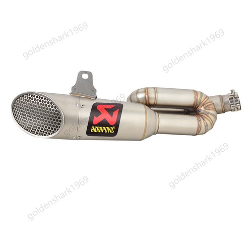 Tubo silenciador cromado puntas de escape para Triumph Street Triple 765 R/RS/S 2017-2023 - Imagen 8 de 11