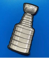 Stanley Cup Woven iron on patch 2”x4” Hockey