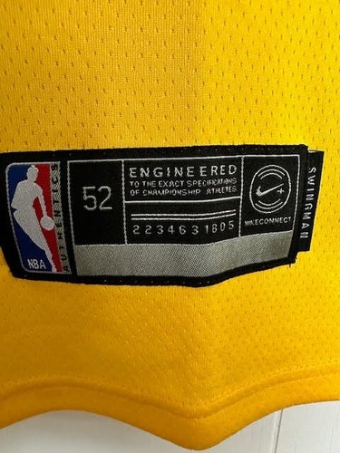 USA Seller..Los Angeles Lakers Anthony Davis #3 Gold/Purple Stitched Home Jersey - Picture 5 of 5